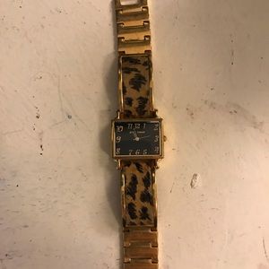 Betsey Johnson Cheetah Watch
